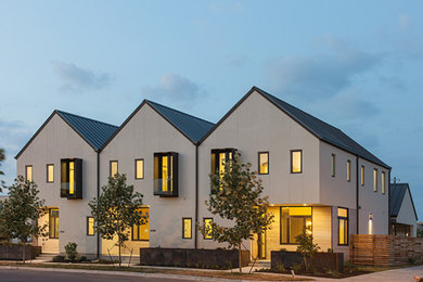Transitional exterior home photo in Austin