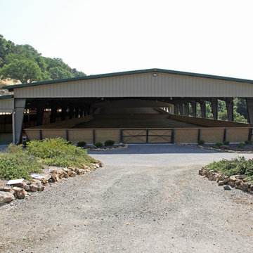 Three Sons Ranch - stable and arena building