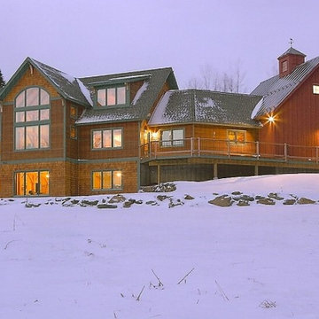 Timber Frame Ski Lodge