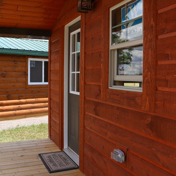 Tiny cabin porches