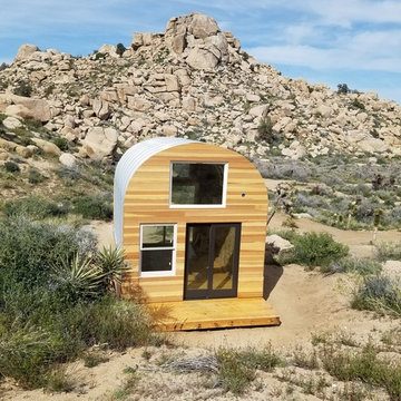 Tiny Quonset Hut Home in the California Mountains