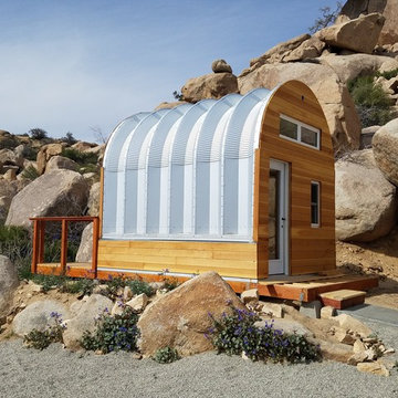 Tiny Quonset Hut Home in the California Mountains