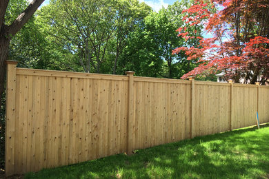 Tongue and Groove Fence Installation