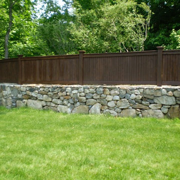 Tongue & Groove Fence on Stonewall