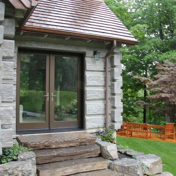 Toronto, Canada Concrete Log Cabin