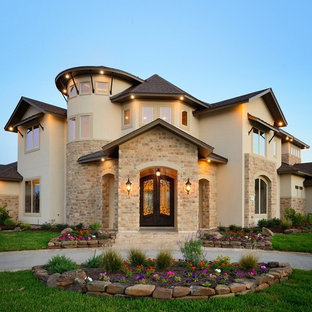 Mountain style exterior home photo in Houston