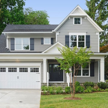 Traditional New Home in Bethesda by Meridian Homes Inc