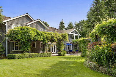 Inspiration for a timeless exterior home remodel in Seattle