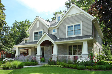 Arts and crafts exterior home photo in Chicago