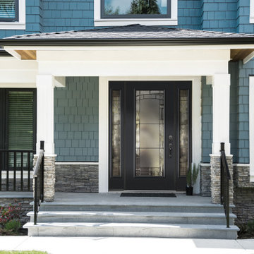 Transitional Style Home | Front Door Ideas