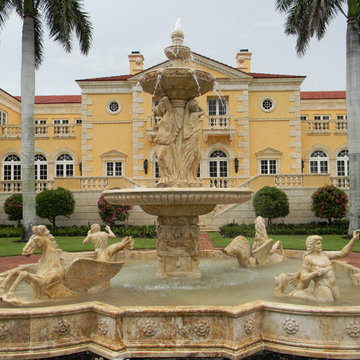 Travertine Marble Fountain Naples Florida