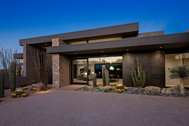 Modern house exterior idea in Phoenix