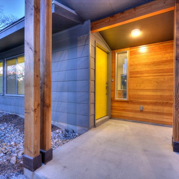 Tree+House Front Entry