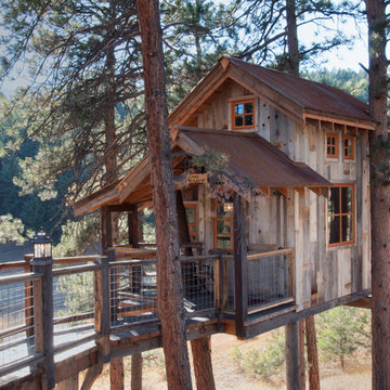 Tree house with Natureaged siding