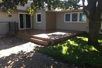 Trex Deck With No Railing