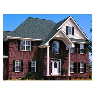Triangle Brick's Blended Burgundy - Traditional - Exterior