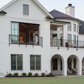 Triangle French Normandy Custom Home