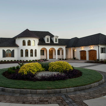 Triangle French Normandy Custom Home