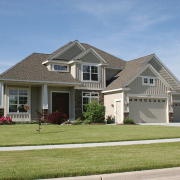 TruCedar Steel Siding: 10" Board & Batten Bennington Beige