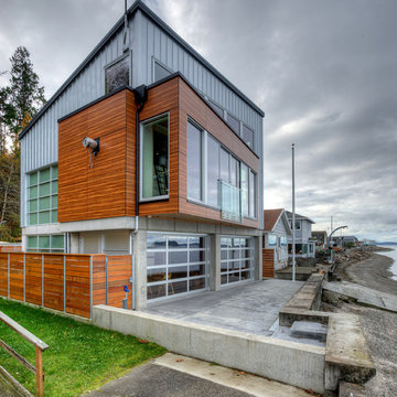Tsunami House, Resilient Design, Camano Island WA
