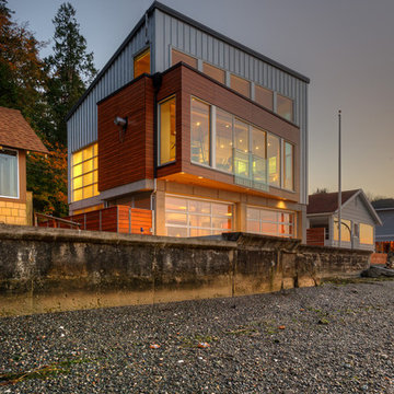 Tsunami House, Resilient Design, Camano Island WA