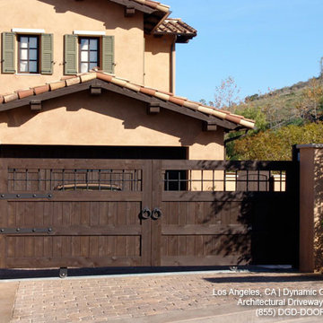 Tuscan Style Custom Architectural Driveway Gate
