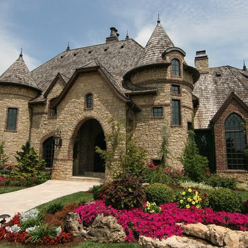 Tuscany Natural Stone Veneer Exterior Home
