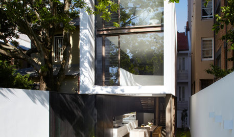 Houzz Tour: Sleek Potts Point Addition Goes With the Visitor Flow