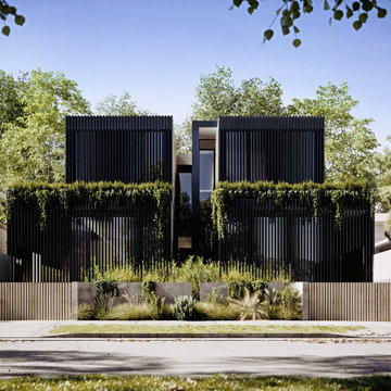 Twin homes in Northcote, VIC