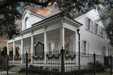 Inspiration for a timeless exterior home remodel in New Orleans