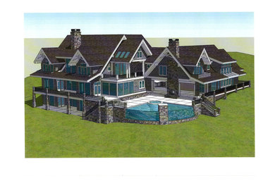 Vacation Lakefront Home, Custom Design, 12,822 Square Feet