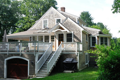 French country exterior home photo in Boston