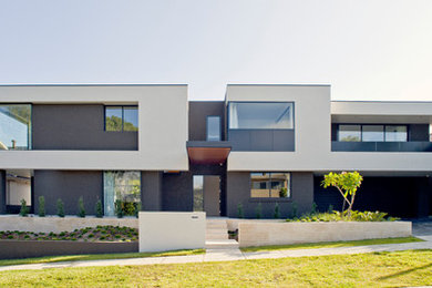 Contemporary house exterior in Sydney.