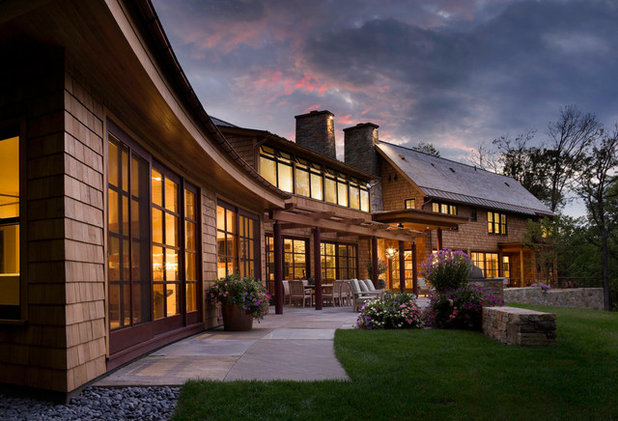 Rustic Exterior by TruexCullins Architecture + Interior Design