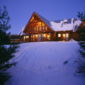 Vermont Log Home