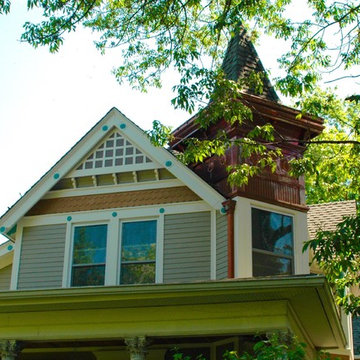 Victorian House in James Hardie Siding Remodel, Chicago, IL
