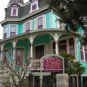 Victorian House Restoration and Exterior Painting in Cape May, NJ