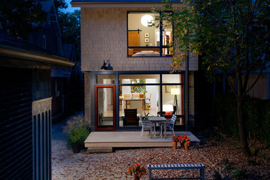 Inspiration for an eclectic exterior home remodel in Other