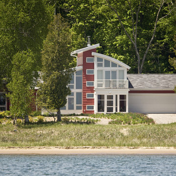 View of Sturgeon Bay home from Lake Michigan