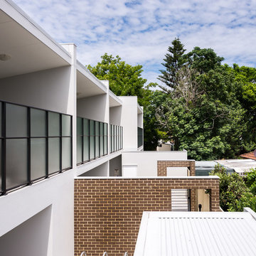 View over Apartment Balconies and Courtyard Spaces - 158 Kooyong Road