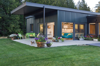 Scandinavian exterior home idea in Seattle