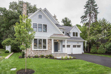 Design ideas for a classic house exterior in Boston.