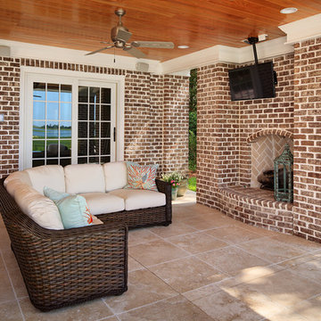 Walnut Creek Tudor Brick Home - North Carolina