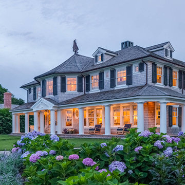 Warm Welcome - Shingle Style Exterior & Landscape - Cape Cod, MA Custom Home