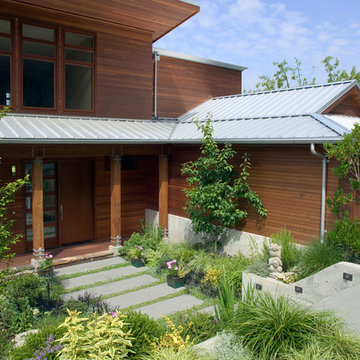 Waterfront Residence - Entry Courtyard
