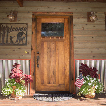 Weathering Steel Corrugated Wainscot