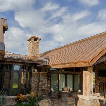 Weathering Steel Standing Seam Roof & Siding