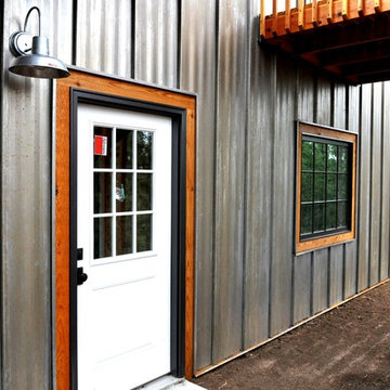 Weathering Steel Ultra Batten Siding