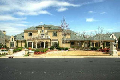 Example of a tuscan exterior home design in Other