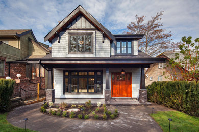Example of a trendy exterior home design in Vancouver